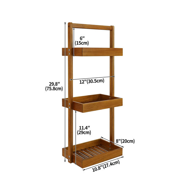 Latitude Run® Freestanding Shower Caddy & Reviews Wayfair